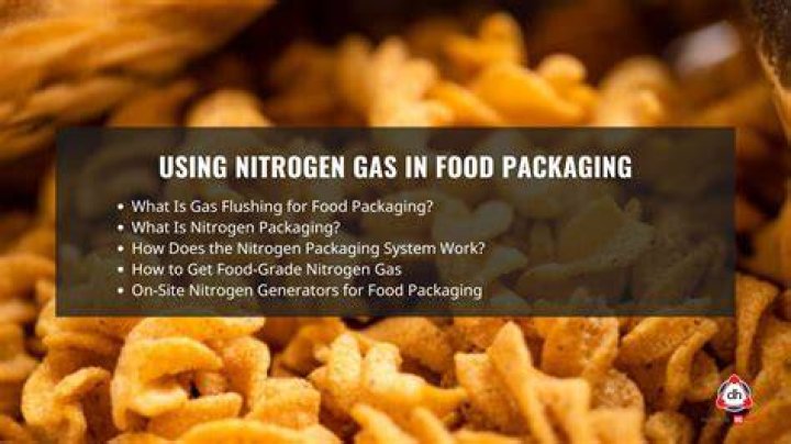 Why is nitrogen used in food packaging Class 10?