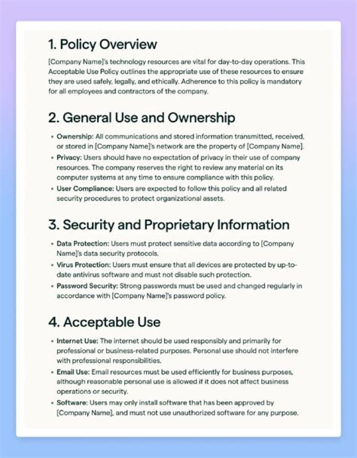 Why should a company have a written email policy?