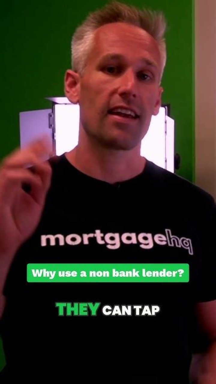 Why use a non-bank lender?