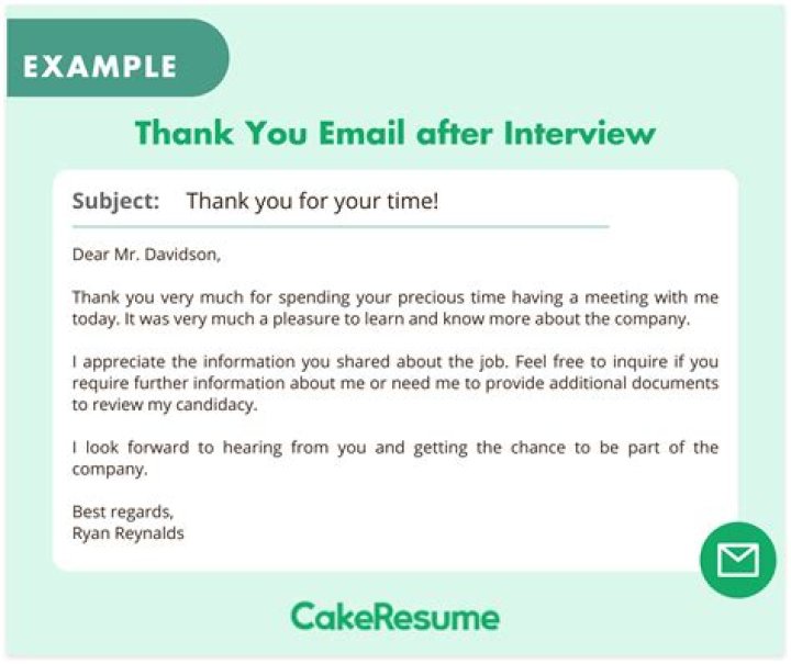 Why would you give a potential employer a thank you note for an interview?